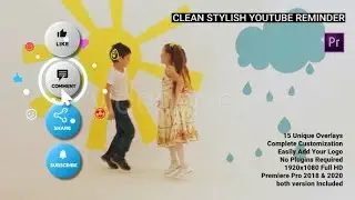 Clean Stylish YouTube Reminder | Free Videohive Template | Download BY HM Mazaharul |