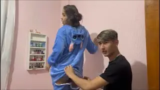 PEDICINO CHEGOU DE SURPRESA/JHESSY GANHOU PIJAMA ??!!!