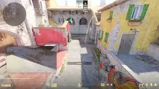 CS2 - Inferno - A Site - Long and Library Smoke