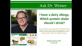 I have a dairy allergy. Which protein shake should I drink?