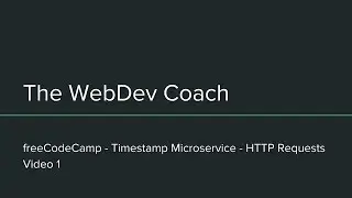 Use Route Parameters in node.js - FreeCodeCamp - Timestamp Microservice 01