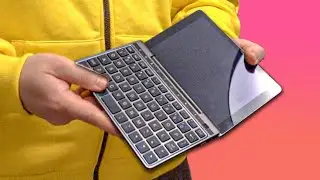 CODING ON SMOLEST LAPTOP EVER - Javascript lesson with Boris