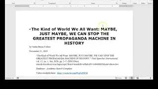 annotate a word doc