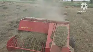 Испытываю Фиксиков прессую сено в институте земледелия