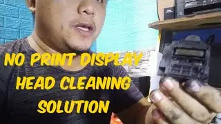 No Print Display Epson Printer/ Head Cleaning Solution 100% solved