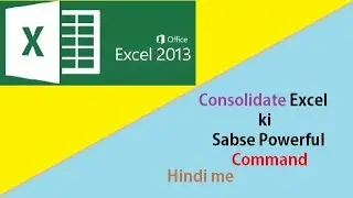 Consolidate In Excel