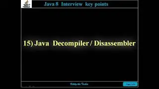 15. Java Decompiler / Java Disassembler :