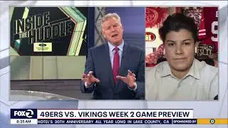 Steph joins KTVU to discuss Christian McCaffrey on IR and 49ers-Vikings preview
