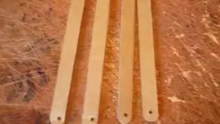 нож бабочка из картона