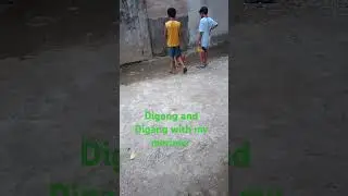 Ang pagpastol ng mga kambal sa aming mga aso na sina Digang at Digong