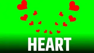 HEART GREEN SCREEN | CHROMA HEART | CFC