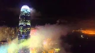 香港維港夜景(霧海)