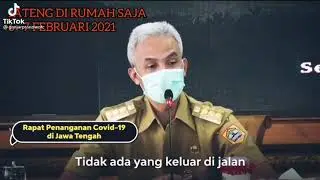 Tekan Angka Penularan Covid-19 | Ganjar Pranowo Canangkan Kebijakan Gerakan Jateng di Rumah Saja