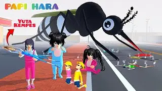 Hah? Yuta Jadi Kempes Dihisap Nyamuk Raksasa? Jadi Gepeng 😱 | Baby Celine Dan Hara Takut Kena Hisap