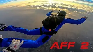 AFF 2 , sunset, good jump!