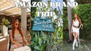 My first brand trip| Amazon trip to LA, new friends, Beverly Hill Hotel, and influencer events