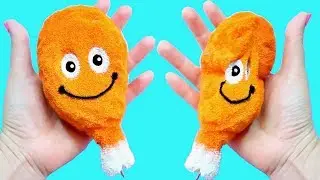 DIY Fried Chicken Squishy Pen | Easy & Cute School Supplies