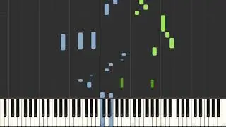 The Civil Wars - Tip of My Tongue Piano Version (Synthesia)