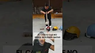 El casco que no parte también es peligroso.#curiosidades #supervivencia #sabiasque