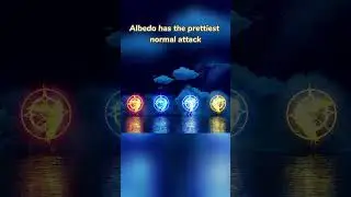 Albedo has the prettiest normal attack| Genshin Impact