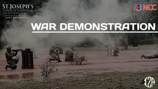 War Demonstration | NCC Unit | SJCET