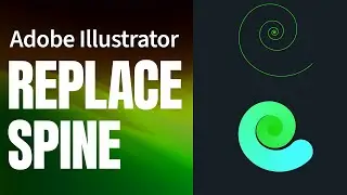 Replace Spine with Blend Tool in Adobe Illustrator | T&T 4 | Design with D