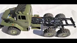 Installing 370 Motor, 2-speed Gearbox, Engine Sound and New V3 WPL B-36 Hardware