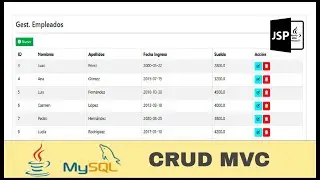 Como hacer un CRUD en Java Web con JSP, MySQL y MVC - Tutorial Completo
