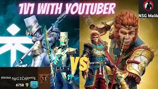 Battle With NGS Engima Carnage || 1V1 Battle With Youtuber || Speedy Battle || Shadow Fight arena