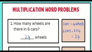 Multiplication worksheet #wordproblems #grade1&2 #mathworksheet