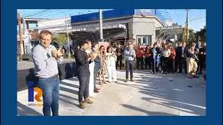Se realizó la inauguración del Plan de Ordenamiento Urbano en Rivadavia y Facundo Quiroga