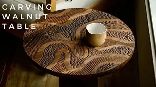 Making and Carving a Black Walnut side table