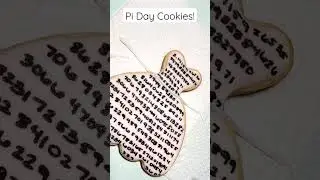 Pi day (3/14) cookies 