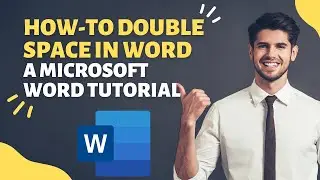How To Double Space On Microsoft Word - Double Space In Word - Setting Word To Double Spacing -