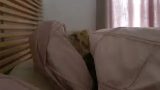 Girls farts wakes her out of sleep