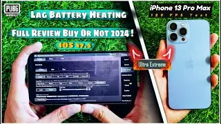 iPhone 13 Pro Max 120 FPS Pubg Test 🔥 Lag, Battery, Heating With Screen Recording Test
