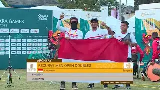 Thailand vs Indonesia | Recurve Men Open Doubles Gold Medal | Archery Asean Para Games Solo 2022