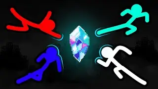 Stickman VS Minecraft: Powerful Crystal Battle - AVM Shorts Animation