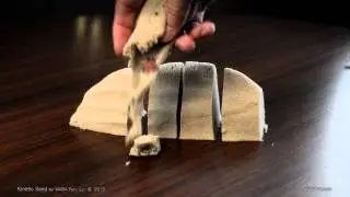 Кинетический песок. Удивительные свойства.