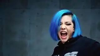 BLUE HAIR GIRL OOTD VIDEO FASHION DANCE