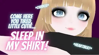 Sweet Giantess Girlfriend Helps You to Sleep! ASMR Roleplay ❤️[F4M] [sleep aid] [heartbeat]🤏