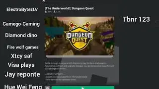 Dungeon Quest giveaway winners!