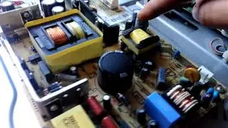 Ах, Кондёры  Ремонт ЖК телевизора meredian lt 37D11Отчет