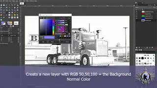 Gimp 2.10 - Manually create a Normal Map