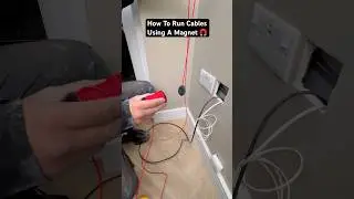 How To Run Cables Using A Magnet 