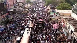 janasena formations day drone shots #janasena #varahi #pawankalyan