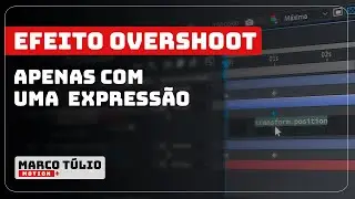 Efeito Overshoot (bouncing) automático, sem plug-ins - After Effects - Parte 1