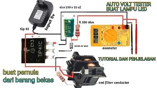 CARA MEMBUAT ALAT UNTUK TES LAMPU LED OTOMATIS