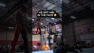 SPIT TO THE FACE 😵‍💫 #wrestling #F3FAU #AWF #ARIZONAWRESTLINGFEDERATION