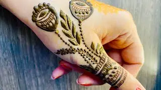 Cute thumb Mehndi Design🥰|Easy Mehndi Design || By HennArchy